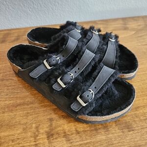 Birkenstocks Florida Fresh Sherling.  Womens 39, Size 8